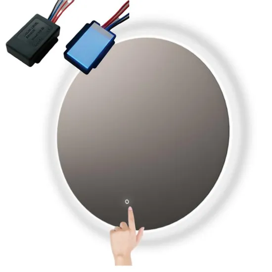 2 つのキー 12V 24V LED ライトミラーデフォッガー調光タッチセンサースイッチ